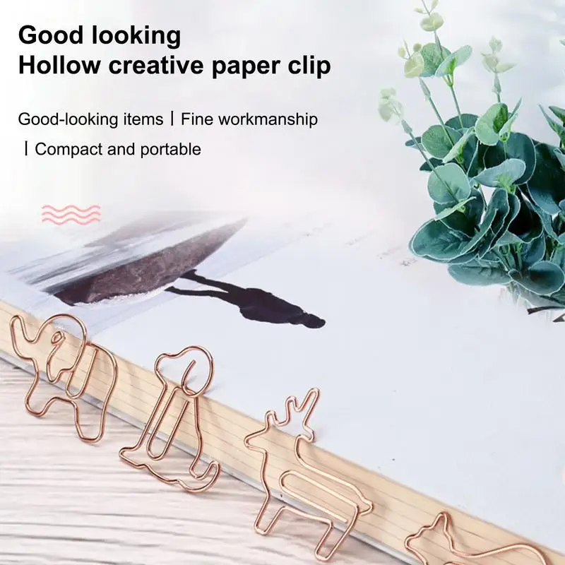 Clips For Paper Cute Shaped Bookmarks Planner Clips Animal Shaped Paper Clips Dog Paper Clips Decorative Binder Clips Gifts For