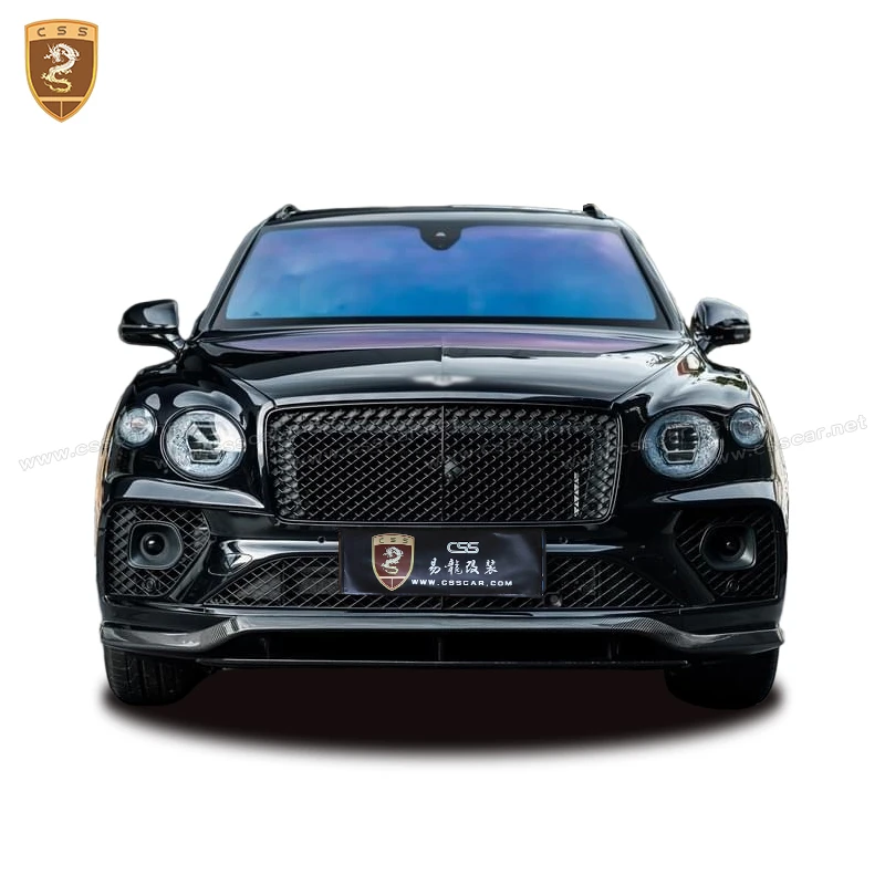 

Upgrade V8S/Speed Style Car Stick Front Bumper Lip Guard Replace Rear Lip Diffuser Lower Splitter For Bentley Bentayga 2020-2025