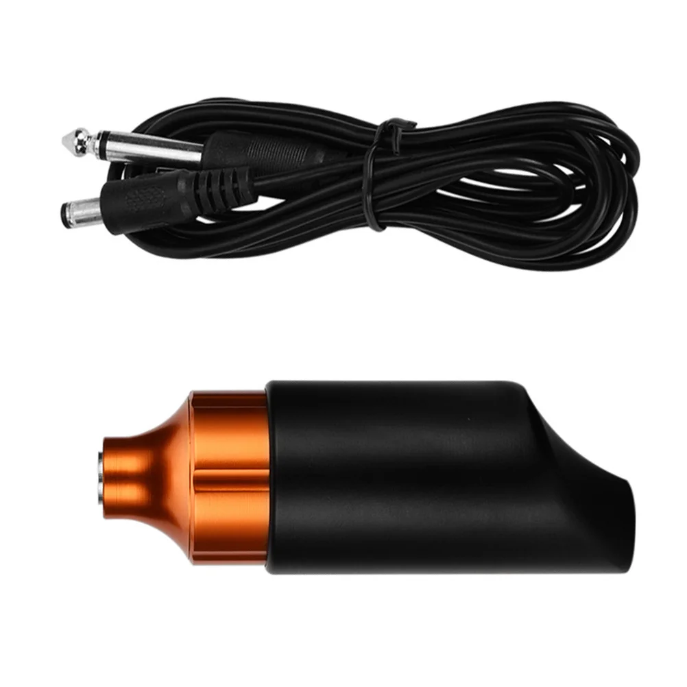 

1 Set Strong Motor Adjustable Tattoo Machine Zinc Alloy Short Rotary Pen For Liner Shader Microblading Tool Eyebrow Dc Interface