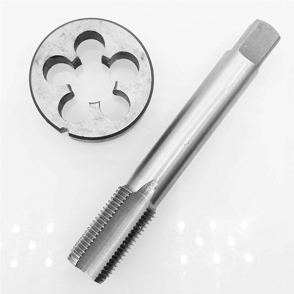 HUAZHICHUN 1PC 7/8-20UNEF 7/8-24UNS 7/8-27UNS 7/8-28UN 7/8-32UN Tap + Die,  HSS Tap and Die Set Right Hand Tap