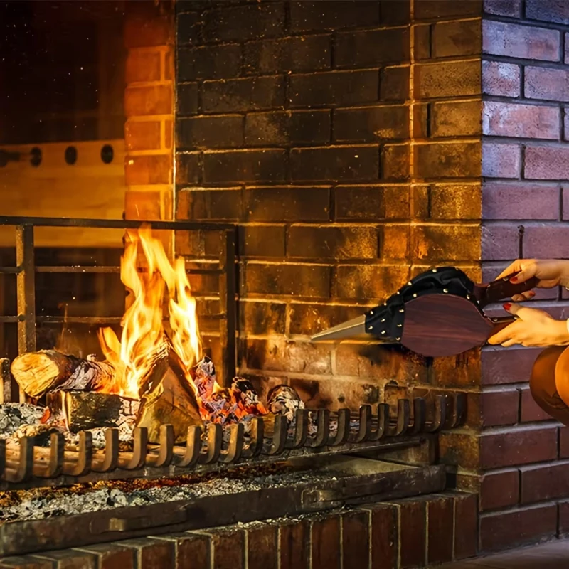 

Деревянные камины ручной работы, сильфон, уличный гриль, кемпинг, барбекю, рождественский подарок, инструмент для печи и камина