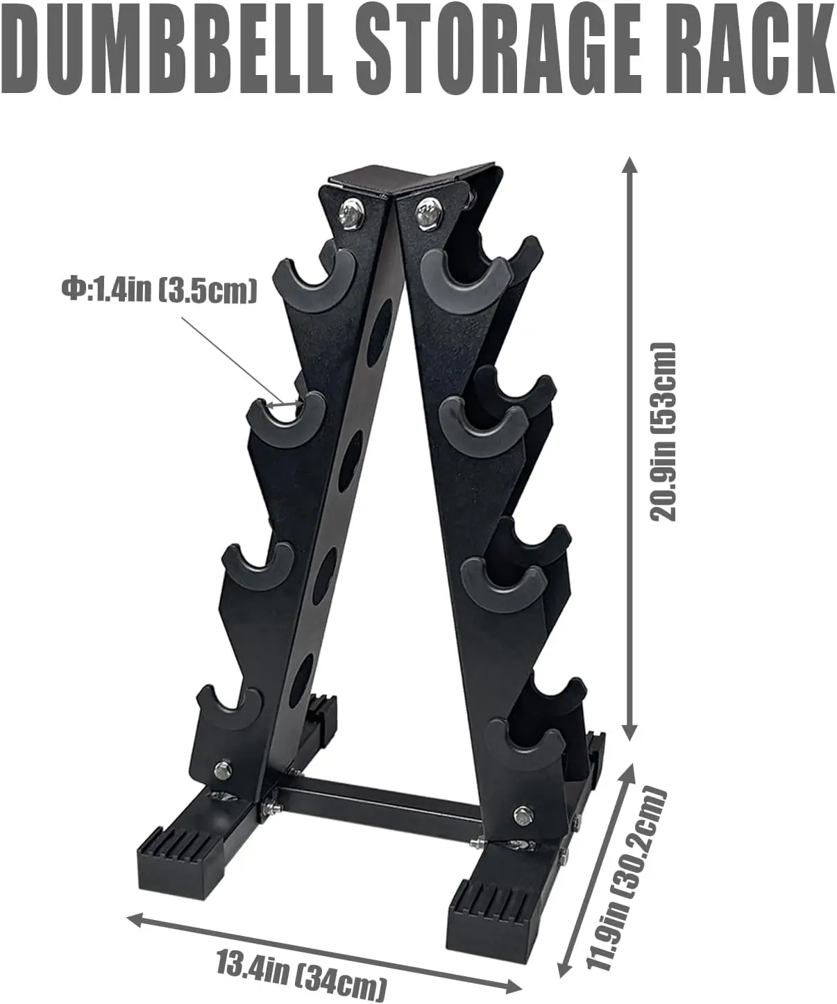 Dumbbell Rack, Home Gym Weight Storage Rack, Heavy Duty Dumbbell Stand