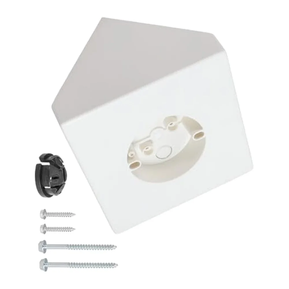 FB900 Plastic Ceiling Fan Mounting Kit for Sloped Ceilings 80 Degrees and Steeper White 20 cm x 20 cm x 16.5 cm