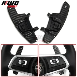 Carbon Fiber Steering Wheel Shift Paddle Shifter Extended For VW GOLF 7 GTI R GTE GTD 2015-2020 POLO 6C GTI 1.8T DSG Styling