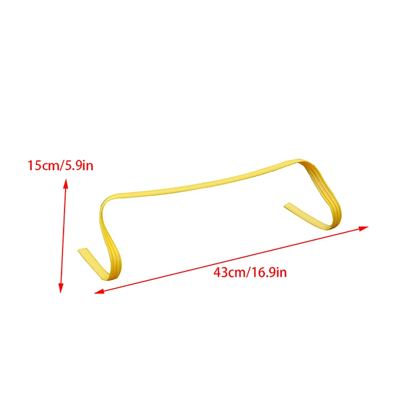 1Pc Voetbal Mini Hindernissen Draagbare Snelheidstraining Voetbaluitrusting Afneembare Behendigheid Horden Ladder Sportveiligheidsuitrusting