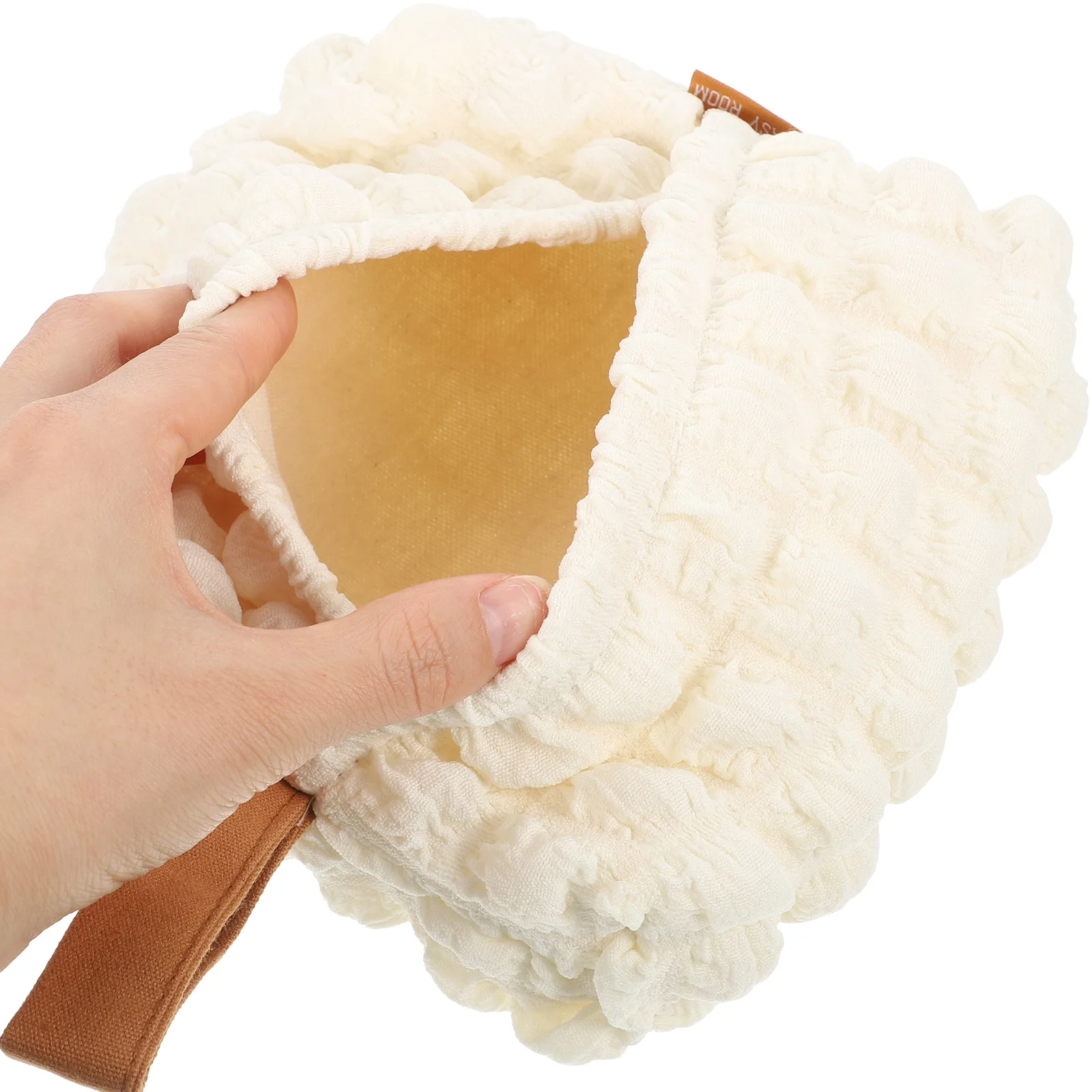 

s Cloth Tissue Box Holder Household Napkin Storage Container Smooth Pull Paper Towel Dispenser for Bedroom Living Room Office