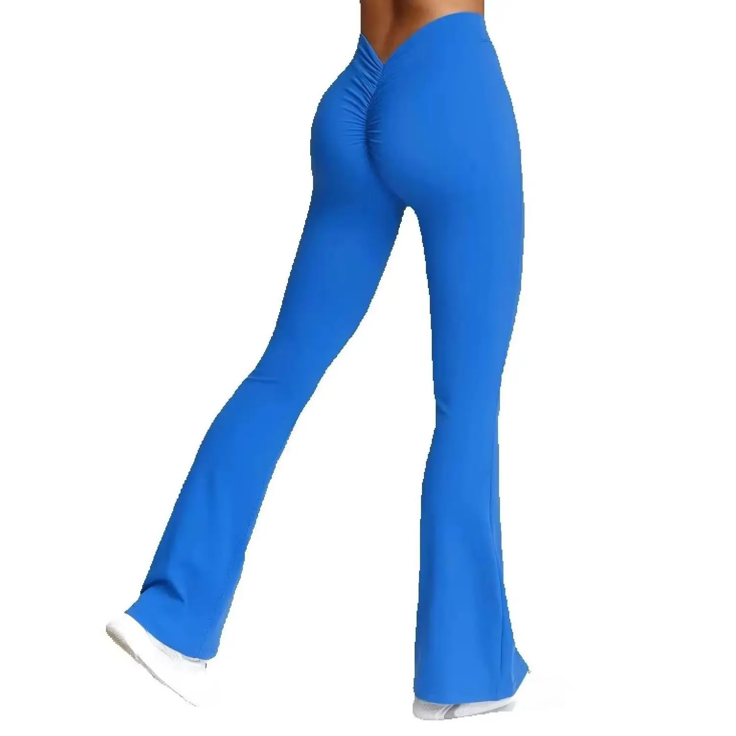 

Gym Fitness Sports Flared Pant Dance Trousers Women V-shaped Hip Yoga Pants Flare Leggings Women High Waist Wide Leg Pants Women