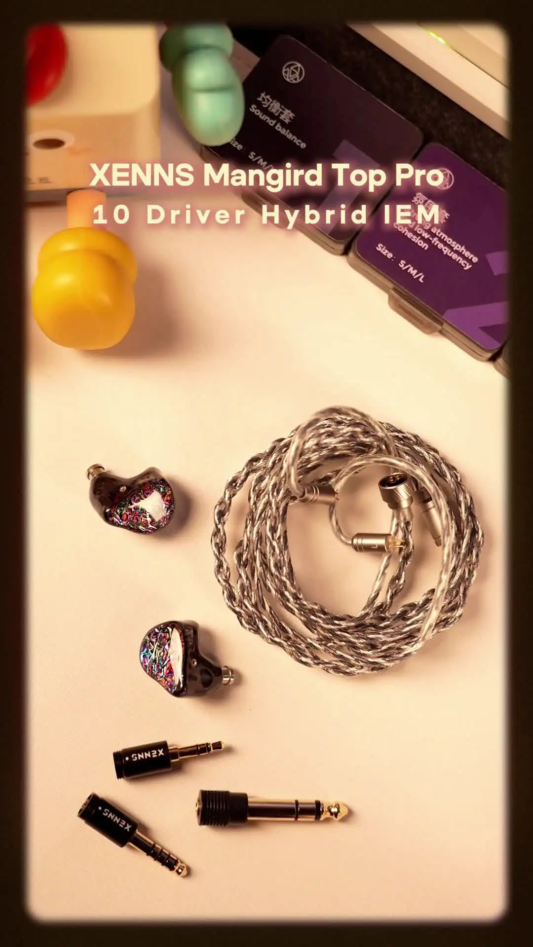 XENNS Mangird Top Pro 10 ドライバー ハイブリッド IEM イヤホン