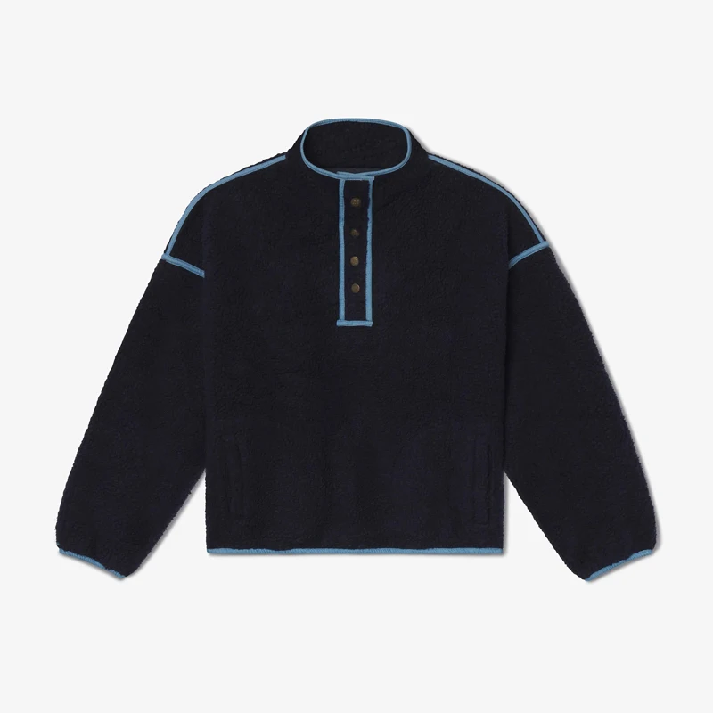 

Осень-зима, пуловер из овечьей шерсти, темно-синяя куртка с лацканами и длинными рукавами, новинка 2025 года, повседневная удобная уличная верхняя одежда