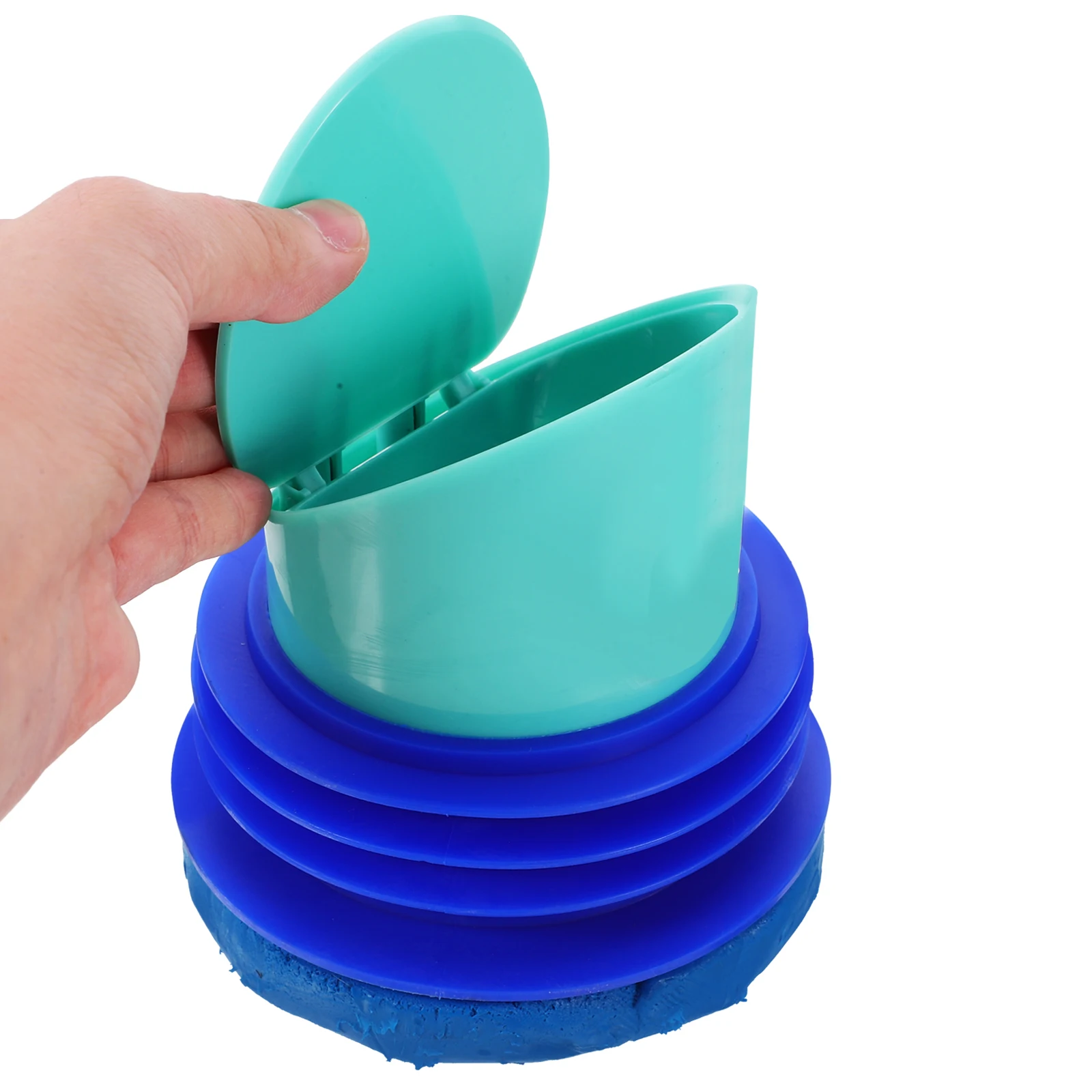 

Universal Toilet Sealing Ring Blue Gasket Bowl Odor Leak Prevention Thickened Flange Valve Backwater Practical Installation