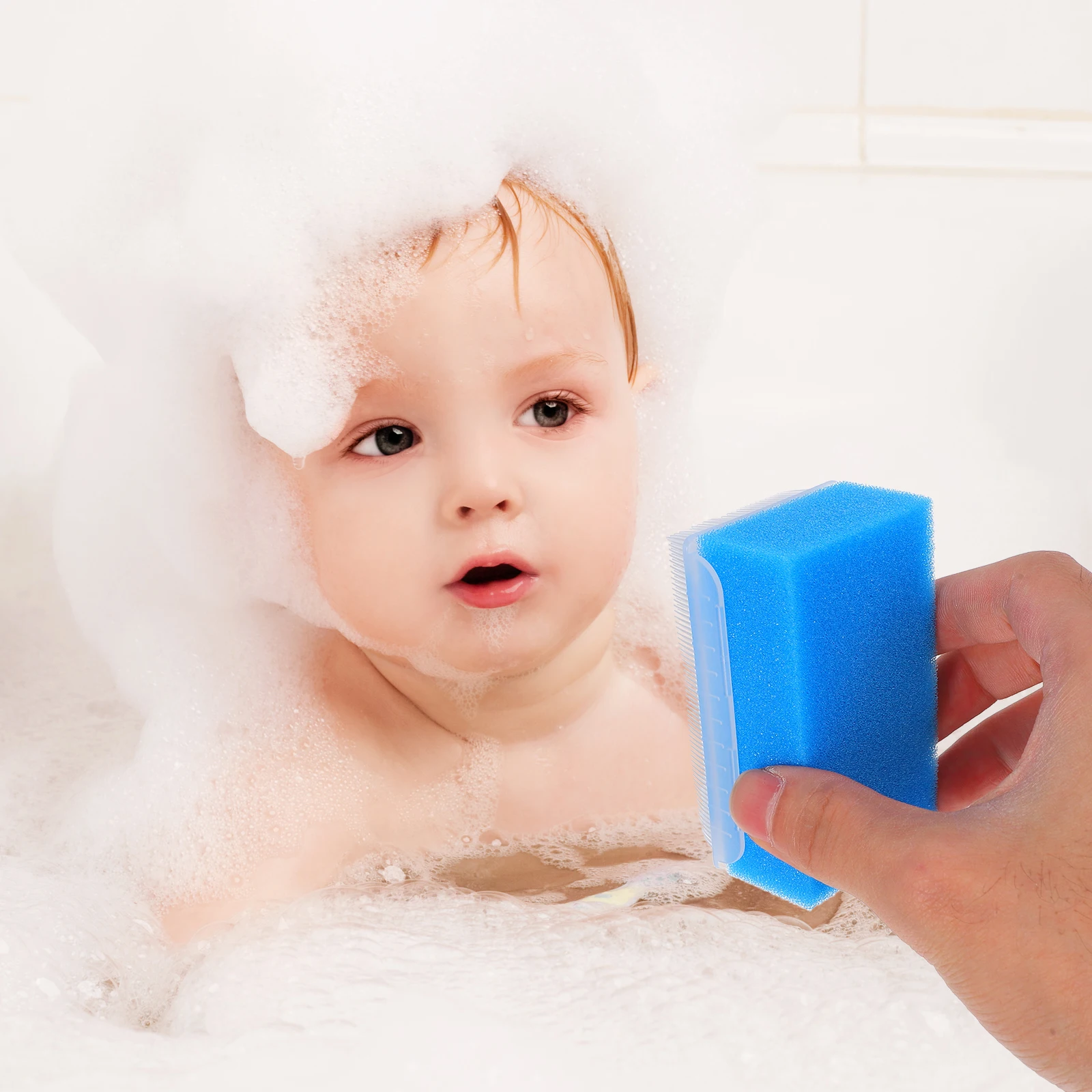 

Cradle Sensory Training Device Newborn Brush for Adults Sponge Baby Bath Scrubber