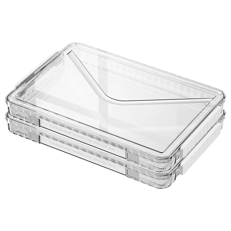 AK51-A4 Scrapbook Paper Storage Box Photo Storage Box Plastic File Box Plastic Plastic File Box