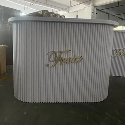 Moderne Witte Outdoor Party Plastic Bar Hoogte Vouwcocktailtafels Voor Evenementen