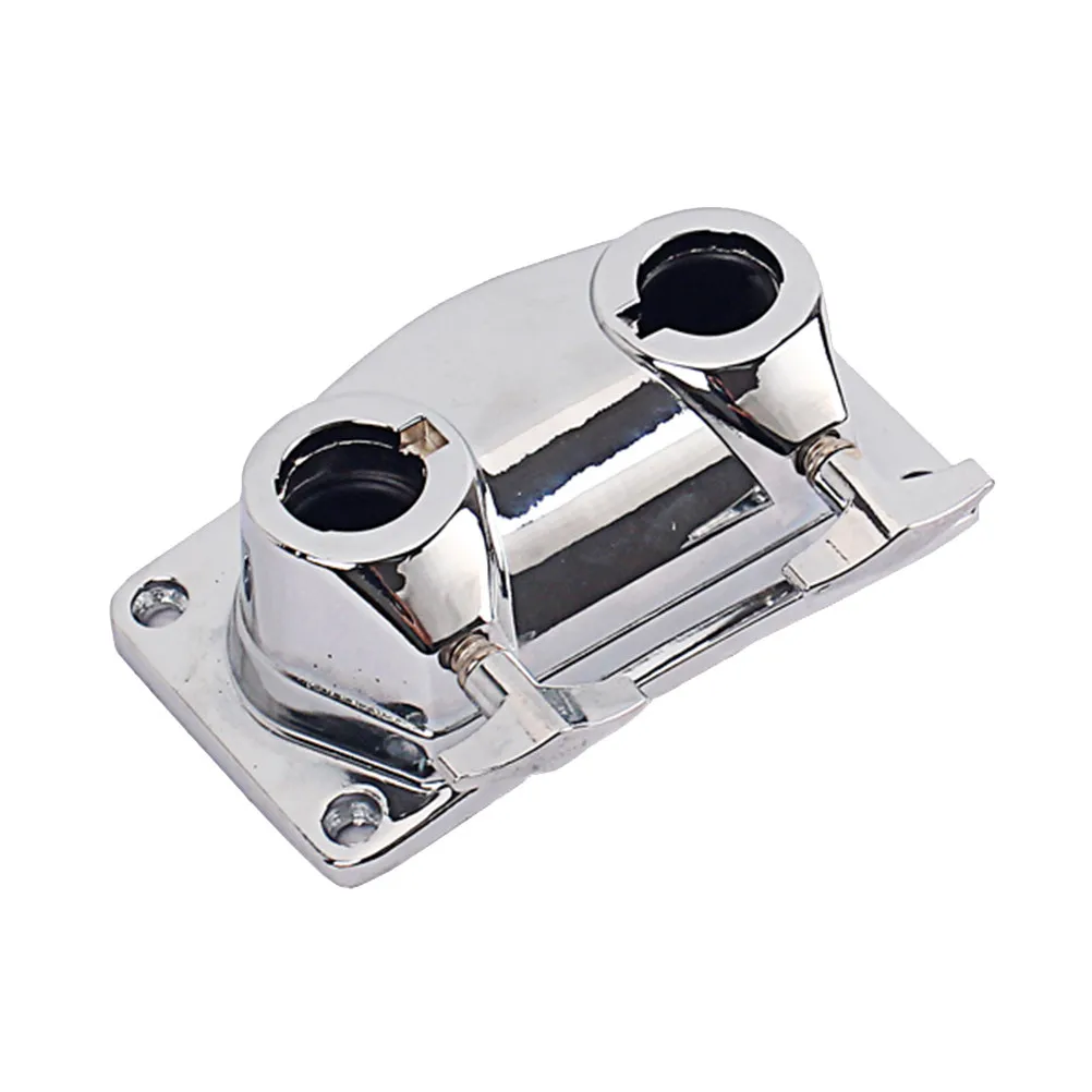 

Double Hole Drum Bracket Professional Heavy Duty Metal Tom Cymbal Holder Clamp Lightweight Easy Carry Drum Kit Accessory