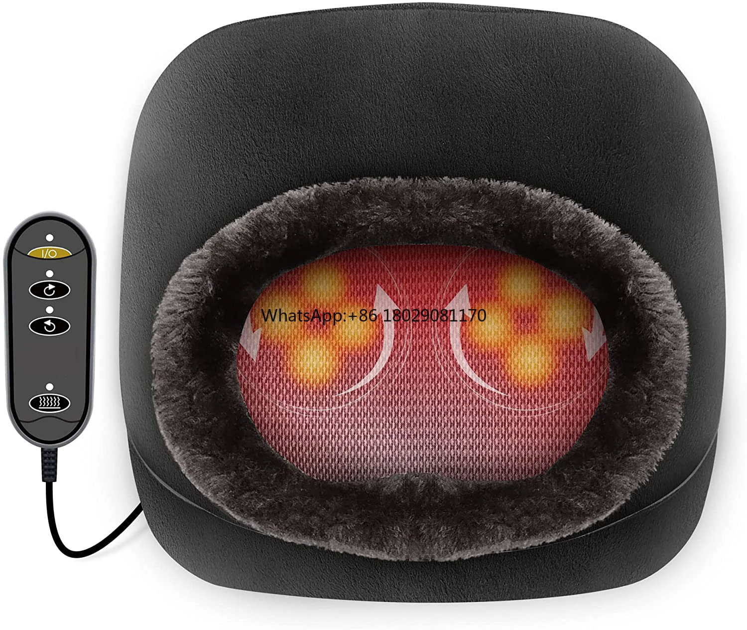 

2023 Shiatsu Kneading Foot Warmer Massager and Foot Massager Foot Heater with Vibration and Heating