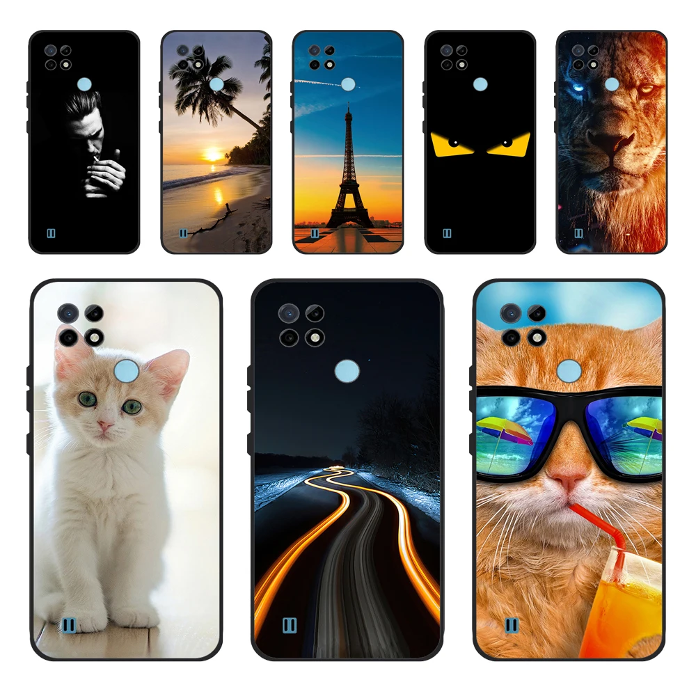 For Realme C21Y C25Y Case Silicon Back Cover Phone Case For OPPO Realme C21Y C25Y 4G Soft Case RMX3261 coque TPU bumper 6.5inch