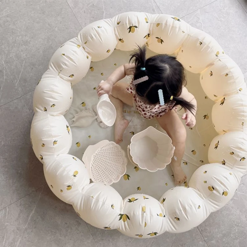 Baby Inflatable Pool 1PCS Thickened Round Petals Children\'s Pool Domestic Bath Ocean Ball Pool