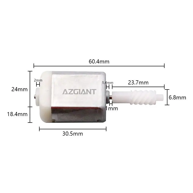 AZGIANT 69120-33010/69140-33020 car door locking system motor For Toyota Camry MK4 1996-2001 12V plastic axis worm internal part