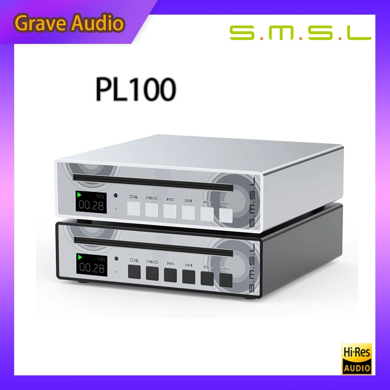 مشغل أقراص مضغوطة SMSL PL100 CS43131 مشغل أقراص مضغوطة محمول لشفط رقاقة فك التشفير