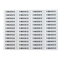 108pcs EAS AM System DR Label 58khz Anti-theft AM DR Label Retail Security Sticker For Supermarket  shopping mall store