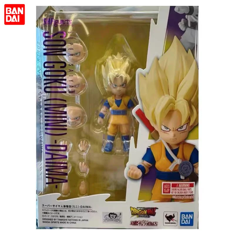 

Genuine Bandai SHF Dragon Ball SON GOKU (MINI) DAMA Super Saiyan Action Figure Toy Gift Collection in Stock