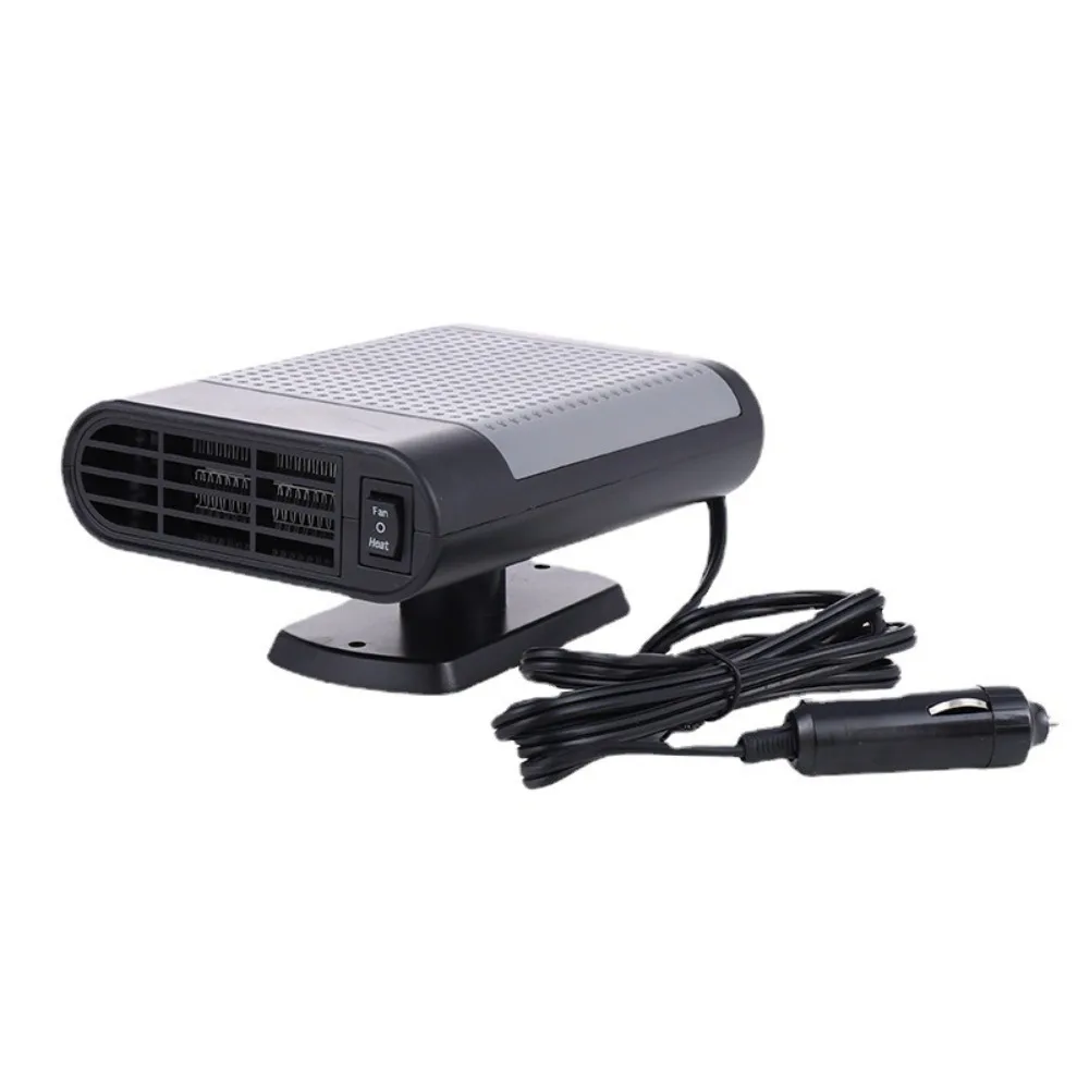 Car Heater 360° Rotatable Adjustment Cigarette Lighter Plug Fast Heating Function For Defrosting And Defogging Car Windows