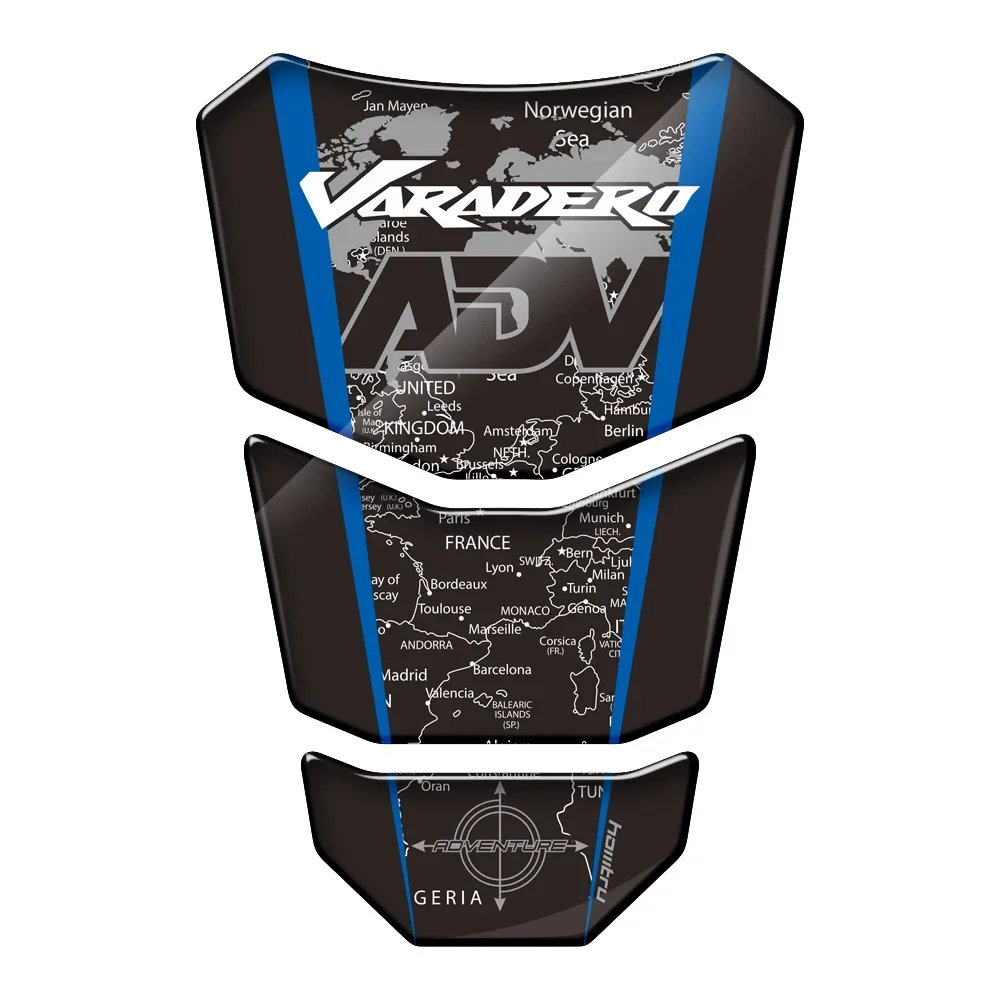 

Motorcycle Tank Pad Protector Sticker For Honda Varadero XL 125 250 1000 3D Resin