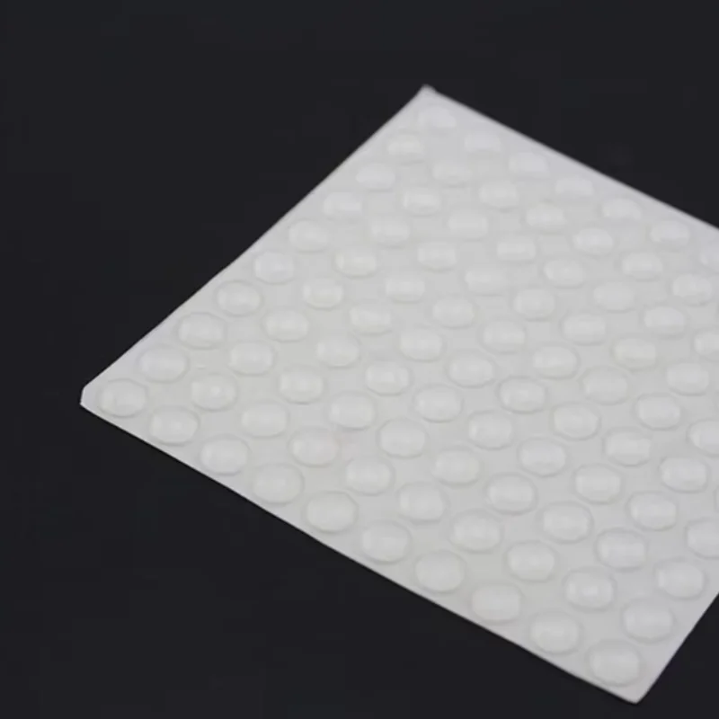 다기능 실리콘 댐퍼 버퍼, 자체 접착 캐비닛 가구 보호 패드, 시트 당 100 개