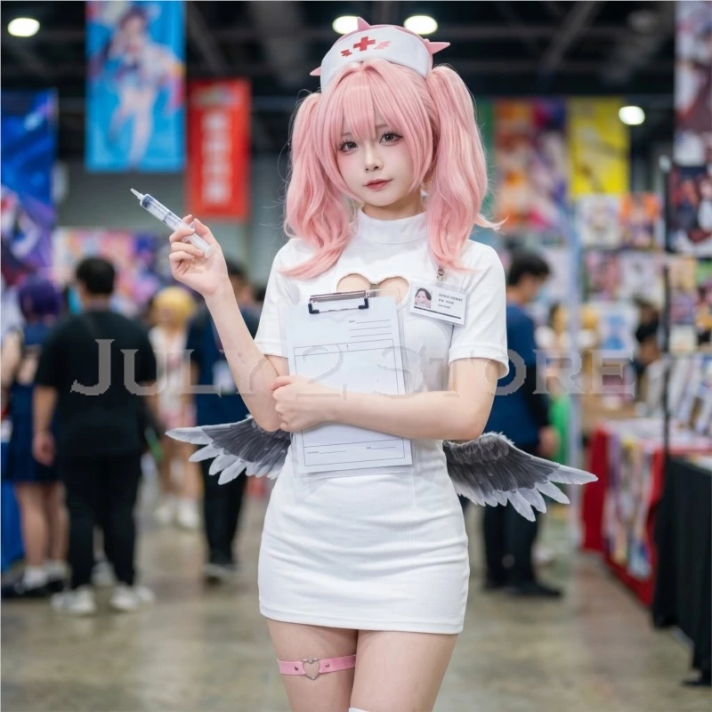 Blue Archive Koharu Shoko Krankenschwesteruniform – Lolita Party (Duplikat von 5347) Cosplay-Kostüme und -Sets