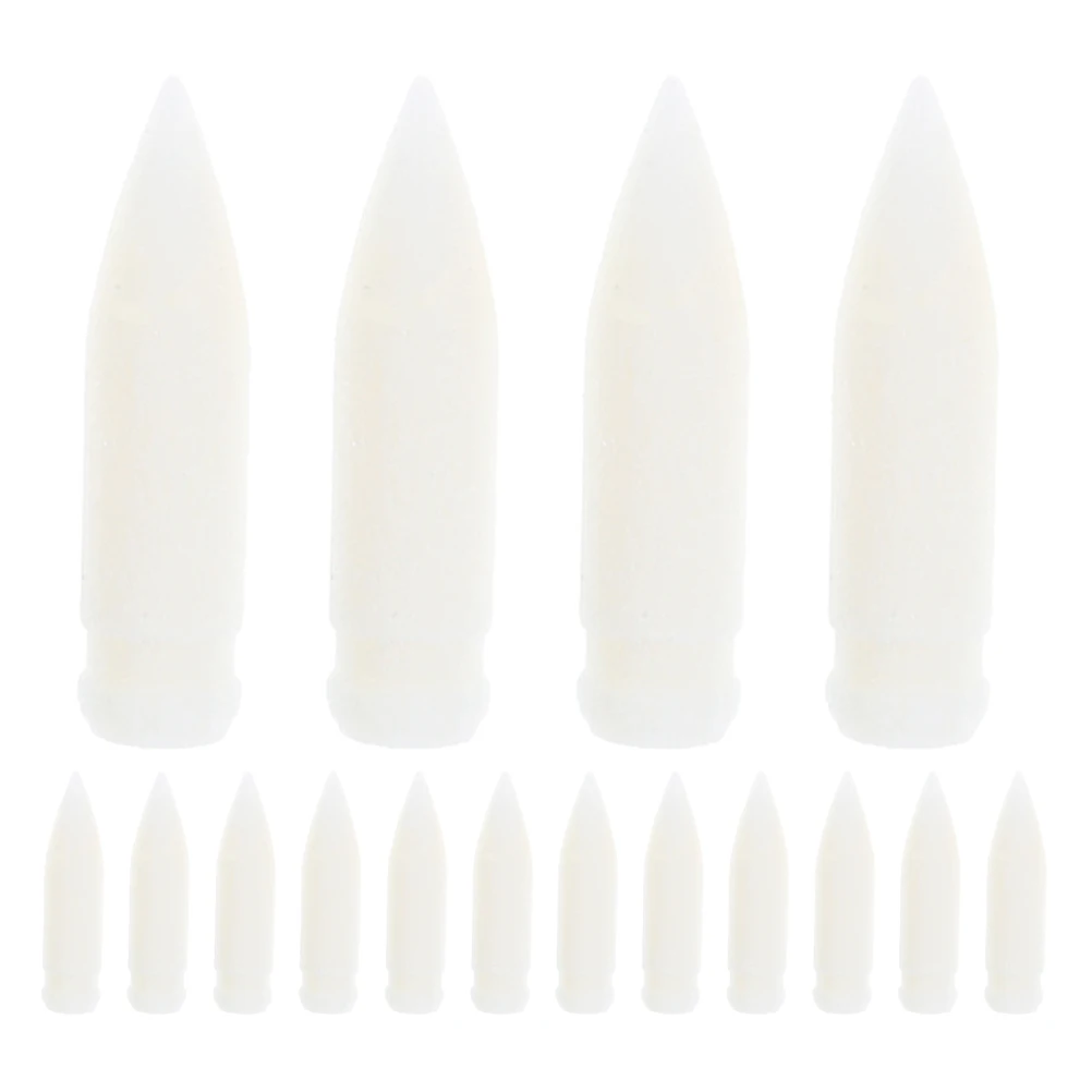 

20 Pcs Marker Pen Replacement Nibs Soft Tip Material Compatible Various Markers Paint Points White Dip