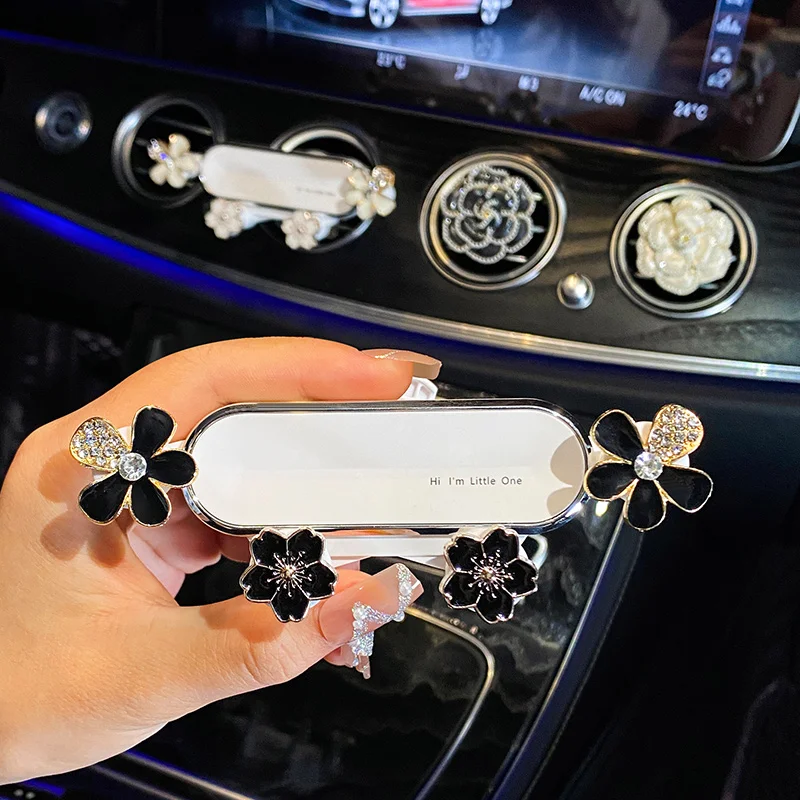 Car mobile phone holder special car decoration new car mobile phone holder navigation support frame cute cartoon lady