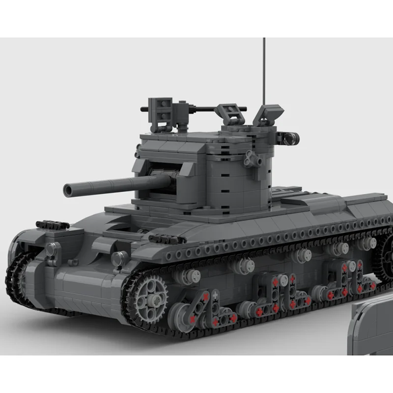 Moc Building Bricks Modular A12 British WWII Infantry Tank Model Technology Blocks Christmas Toy Construction Holiday Gifts