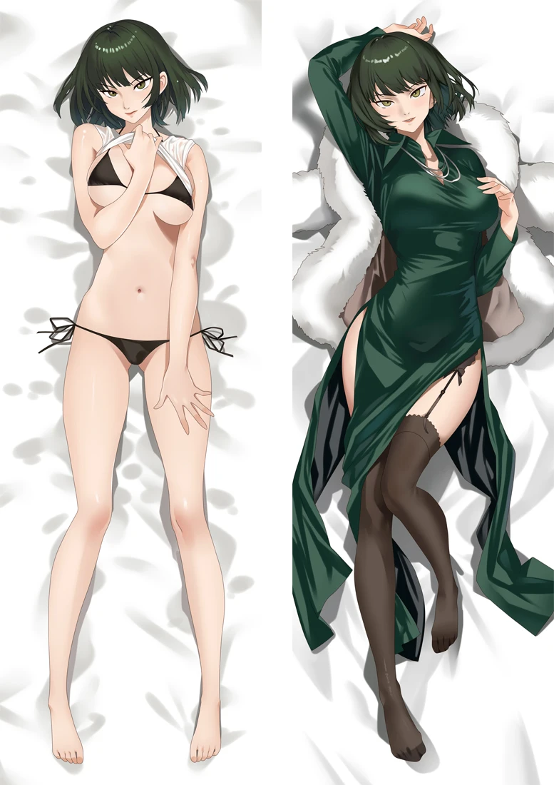 Anime Tatsumaki Dakimakura Pillow Cover Green Hair Cosplay Characters Long Life Size Body Pillowcase