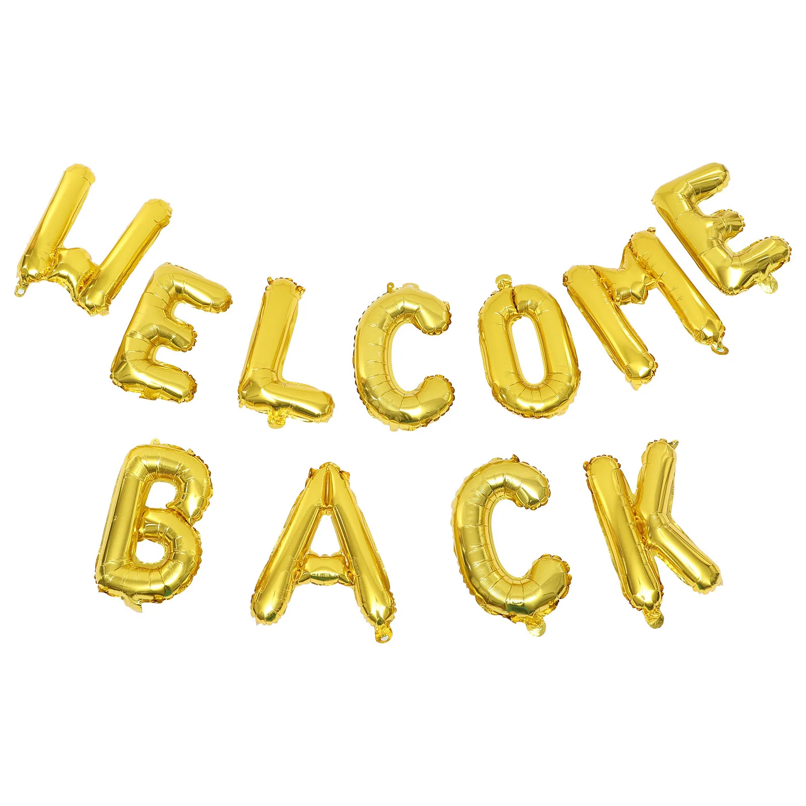 

1Set Welcome Back Letter Balloons Foil Aluminum School Party Decorations Classroom Office Workplace Back to School