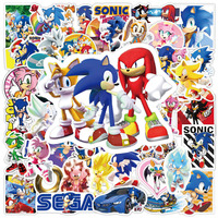 Cartoon anime Supersonic stickers Refrigerator phone case Laptop suitcase Decorated with cartoon stickers children's toys