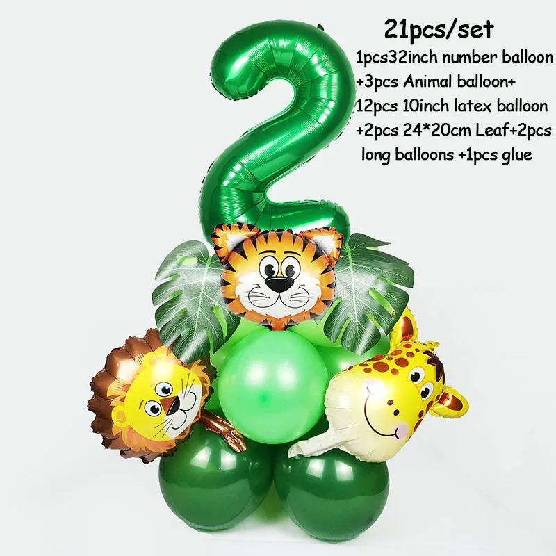 Dschungel-Geburtstagsparty-Dekorationen Tierisches Einweg-Tischgeschirr-Set Waldland-Safari-Geburtstagsparty-Tierthema-Partyzubehör – Detail 14