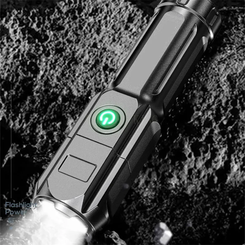 ZOOM XP-G Q5 Led Flashlight Torch Aluminum Waterproof Camping Bulbs Shock Resistant Zoomable 18650 portable light