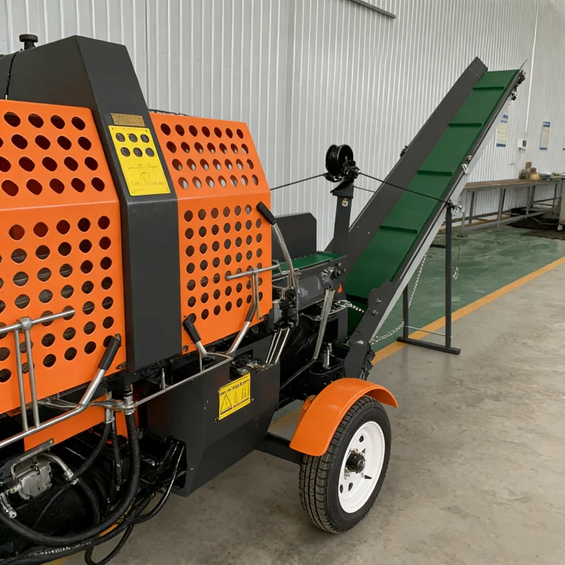 Customized Automatic Sawing Systems Forestry Machinery Circular Saw Firewood Processor EPA Engine Electric Cutting