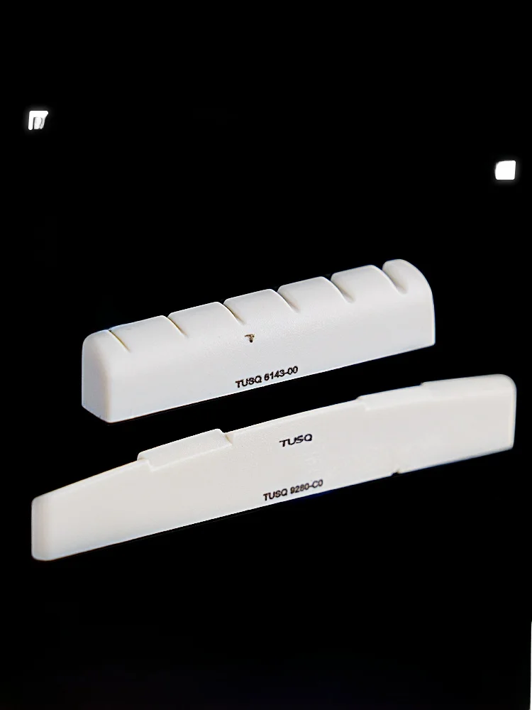 Puente de almohada para guitarra folk TUSQ de marfil artificial para guitarra Taylor , pasadores para cuerdas, cono sól...
