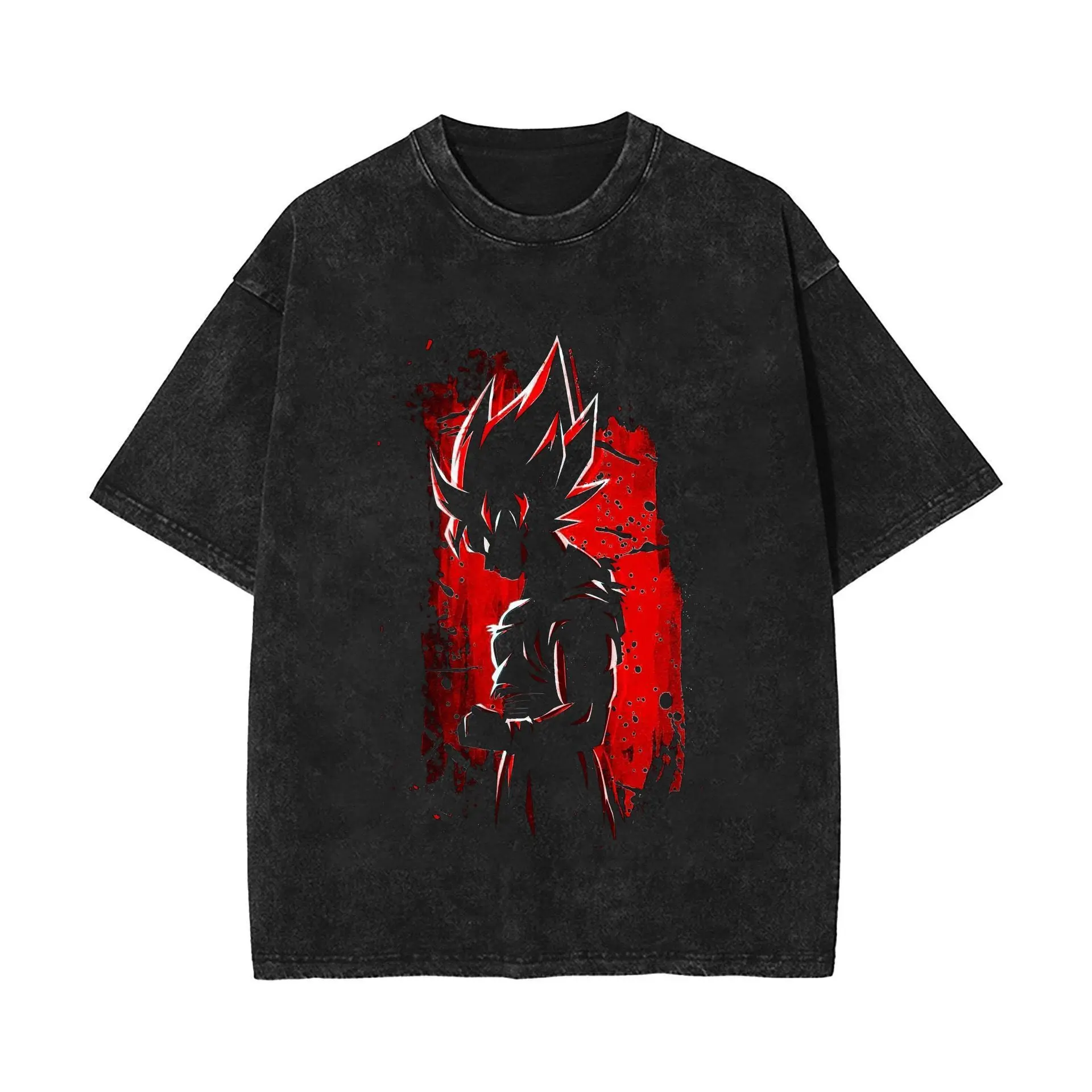 

Футболка унисекс Crossbone Gundam SNRI MS 666 Custom 2026 летняя, хлопковая, винтажная, с эффектом потертости, оверсайз, в уличном стиле