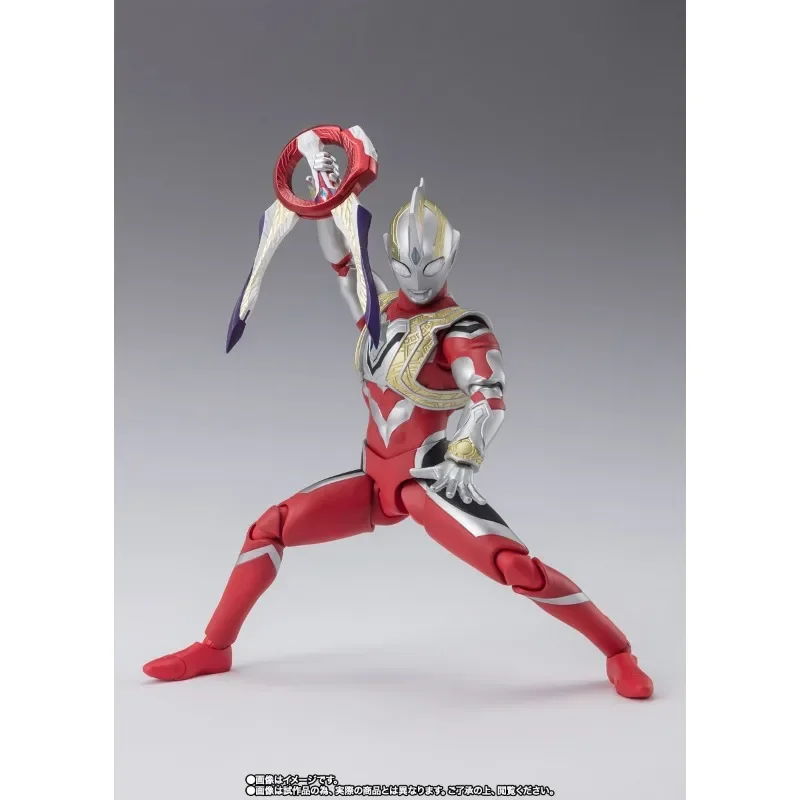 Bandai em estoque original S.H.Figuarts SHF ULTRAMAN TRIGGER POWER TYPE Anime Figuras de ação brinquedos modelo colecionável presentes para crianças