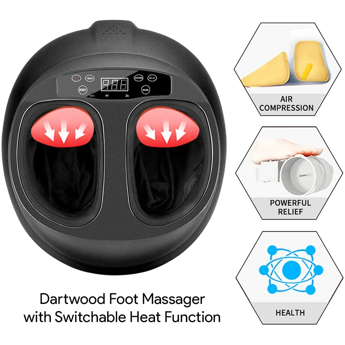 2025 الكهربائية شياتسو الأشعة تحت الحمراء العجن الأسطوانة وآلة تدليك القدم الاهتزاز لتدليك القدمين كله