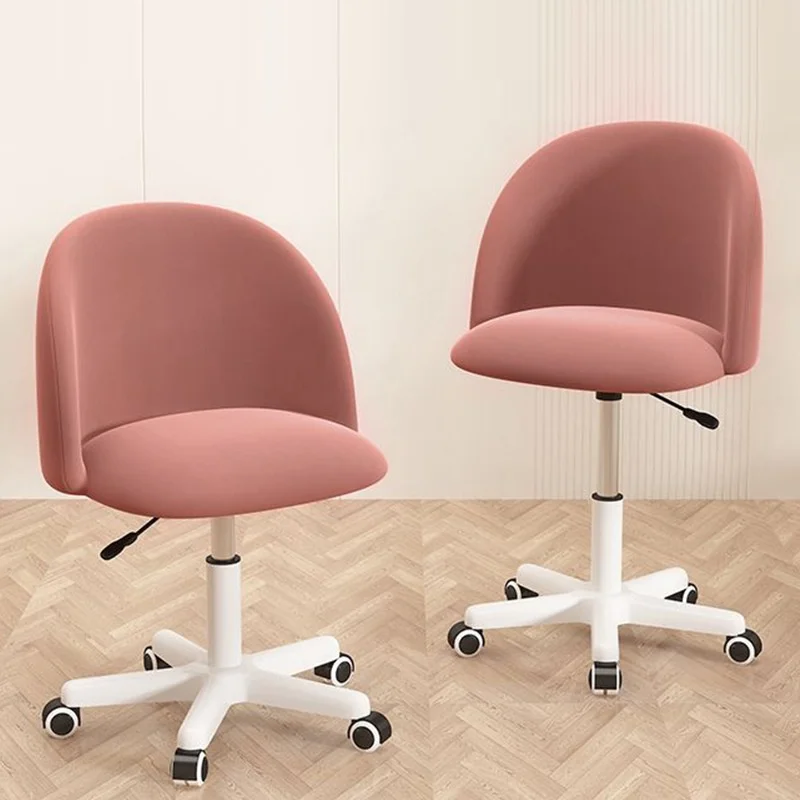360° Rotation Makeup Chair Backrest Casual Chair Home Vanity Chair Adjustable Height  Dressing Chair Ergonomic Computer Chair