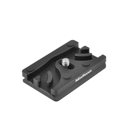 Upgraded Camera Tether Plate for Arca Style Clamp Tethering Cable Block Port Lock Protector for DSLR/Tripod/Ball Head/Tethered