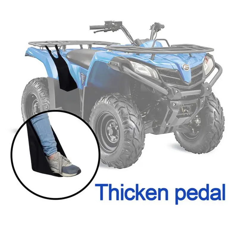Atv Rear Foot Pegs ATV Rear Passenger Foot Rest Foldable Universal Adjustable Rear Foot Pegs Nonslip Foot Support Pads