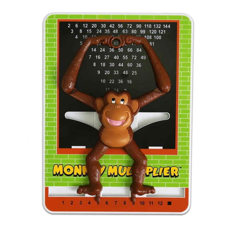 Macaco multiplicador tabela de multiplicação gráfico brinquedo para crianças aprendendo multiplicação educação brinquedos para crianças jogo matemática para casa