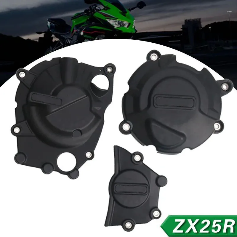 

Motorcycle Engine Stator Cover Engine Guard Protection Side Shield Protector For ZX-25R ZX25R ZX 25R 2020-2023