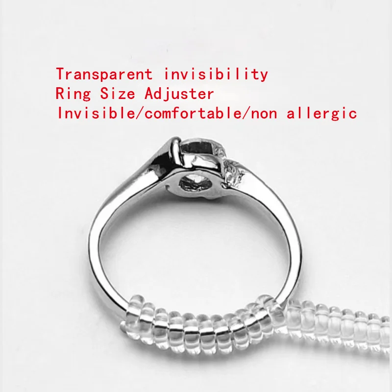 Jewelry Tools Size Adjuster Size Elastic Belt Size Adjustment Tool Elastic Belt Invisible Transparent Jewelry Protective Cover
