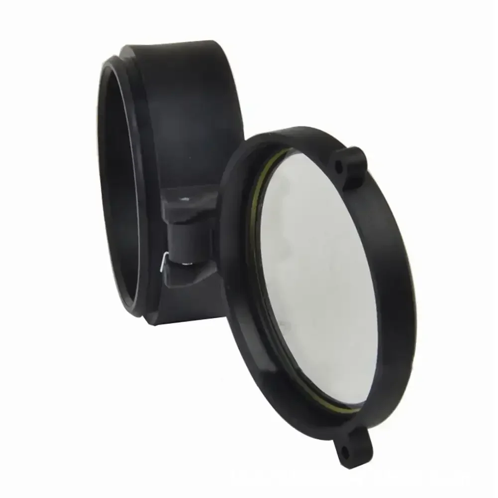 30-69MM Transparent Scope Lens Cover Flip Up Quick Spring Protection Cap Objective Lid for Hunting Accessories