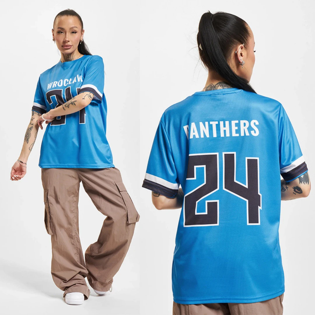 Summer Fashion T-Shirt Version Jersey Trendy Loose Sportswear Thai Version Jersey Y2k T-Shirt Loose Comfortable and Quick-Drying